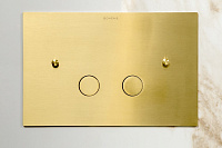 Boheme Кнопка смыва для унитаза, латунная, цвет: matt gold 647-MG