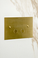 Boheme Кнопка смыва для унитаза, латунная, цвет: matt gold 647-MG