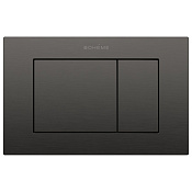 Boheme Кнопка смыва для унитаза, нержавеющая сталь, цвет: gun metall 650/2-GM