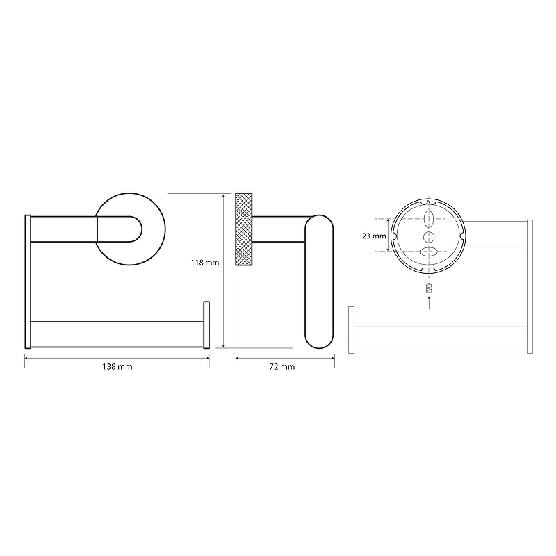Bemeta Stella Держатель туалетной бумаги открытый, подвесной, цвет: хром 166112222