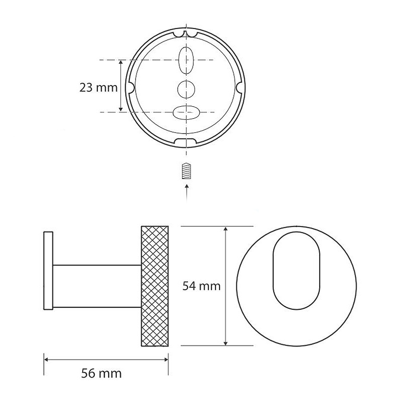 Bemeta Stella Крючок для полотенца, подвесной, цвет: хром 166106062