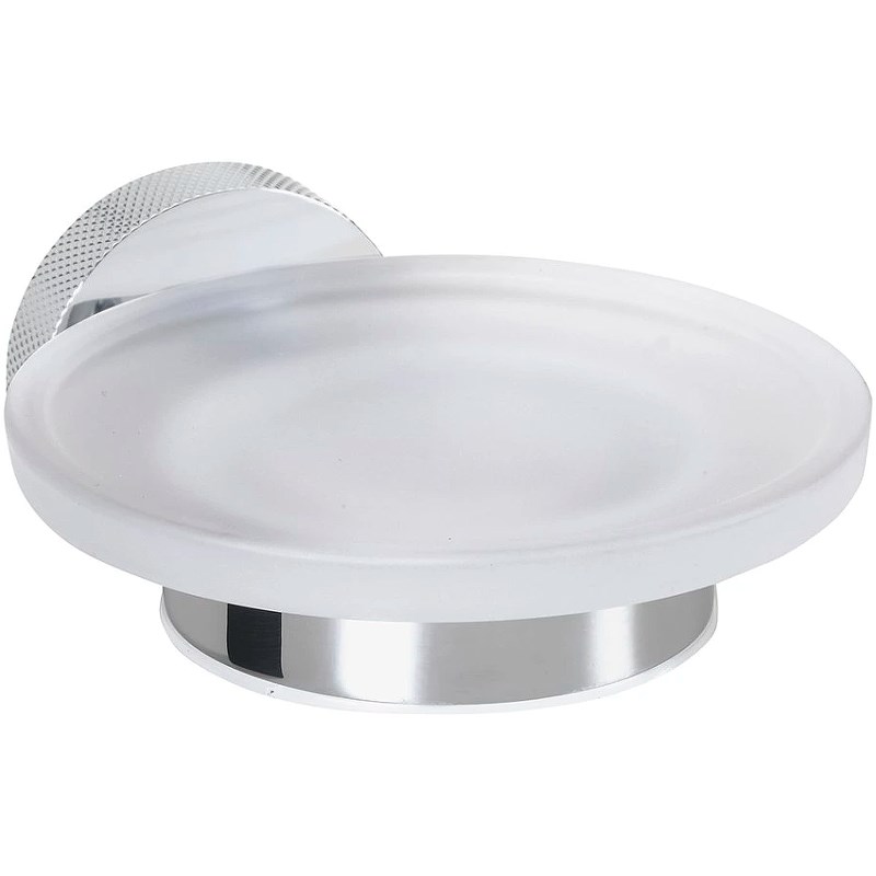 Bemeta Stella Мыльница со стеклянной матовой чашей, подвесная, цвет: хром 166108042