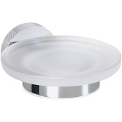 Bemeta Stella Мыльница со стеклянной матовой чашей, подвесная, цвет: хром 166108042