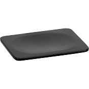 Bemeta Organic Black Мыльница с чашей из нержавеющей стали, подвесная, цвет: черный матовый 167108330