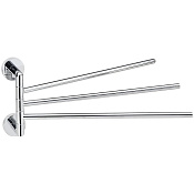 Bemeta Obla Полотенцедержатель тройной 44,5 см, подвесной, цвет: хром 165204112