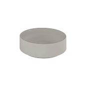 Kludi Resa R Раковина-чаша d40x14h см, без перелива, с донным клапаном, цвет: светло-серый 58CW10O2