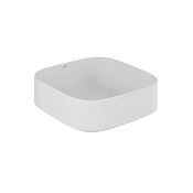 Kludi Resa C Раковина-чаша 40x40x14h см, без перелива, с донным клапаном, цвет: белый 58CW3053
