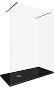 Allen Brau Infinity Душевая перегородка 160 см, стекло 8мм, цвет: медь браш 3.21059.60