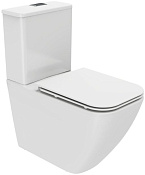 Allen Brau Liberty Чаша для унитаза моноблок, смыв торнадо, цвет: белый глянцевый 4.33013.20