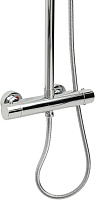 Allen Brau Eclipse Душевая стойка: термостат, ручн. душ, шланг, излив, верхний душ 20 см, цвет: хром 5.E1A11-00