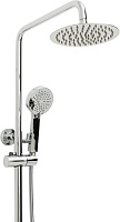 Allen Brau Eclipse Душевая стойка: термостат, ручн. душ, шланг, излив, верхний душ 20 см, цвет: хром 5.E1A11-00