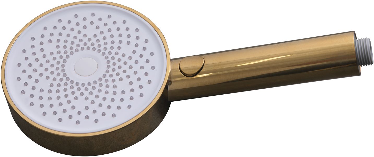 Allen Brau Priority Душевая лейка, 3 режима, цвет: золото брашированное 5.31B20-GB