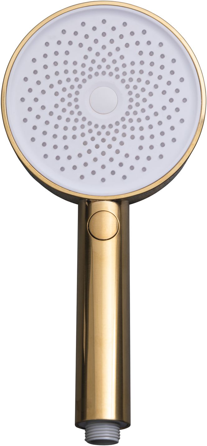Allen Brau Priority Душевая лейка, 3 режима, цвет: золото брашированное 5.31B20-GB