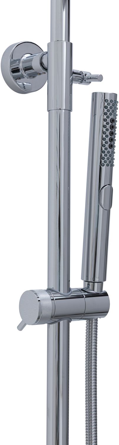 Allen Brau Priority Душевая стойка: термостат, ручной душ, шланг, верхний душ 30 см, цвет: хром 5.31T10-00