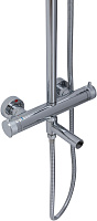 Allen Brau Priority Душевая стойка: термостат, ручной душ, шланг, верхний душ 30 см, цвет: хром 5.31T10-00