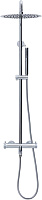 Allen Brau Priority Душевая стойка: термостат, ручной душ, шланг, верхний душ 30 см, цвет: хром 5.31T10-00