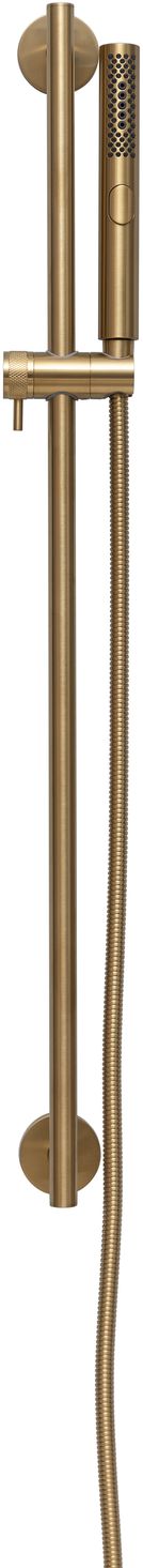 Allen Brau Priority Душевой гарнитур: ручной душ, штанга, держатель, шланг 150 см, цвет: золото браш 5.31010-GB