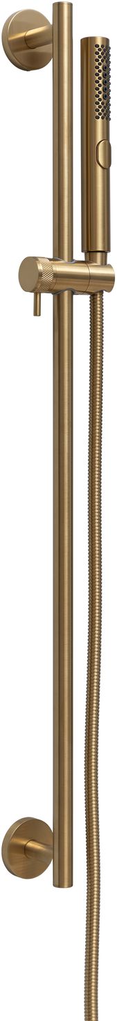 Allen Brau Priority Душевой гарнитур: ручной душ, штанга, держатель, шланг 150 см, цвет: золото браш 5.31010-GB