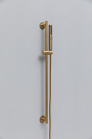 Allen Brau Priority Душевой гарнитур: ручной душ, штанга, держатель, шланг 150 см, цвет: золото браш 5.31010-GB