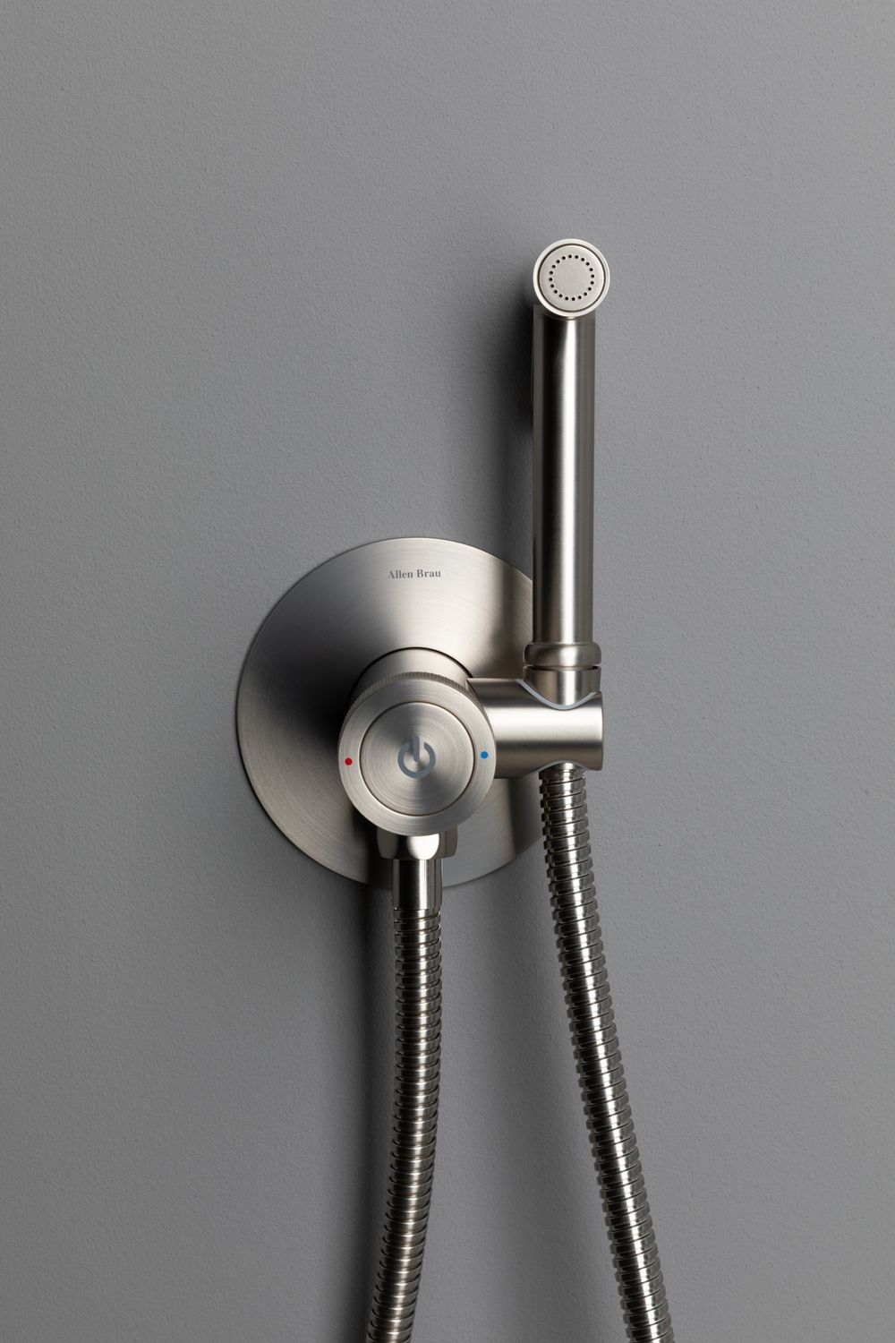 Allen Brau Liberty Гигиенический душ со смесителем и внутренней частью, цвет: никель брашированный 5.33005-BN