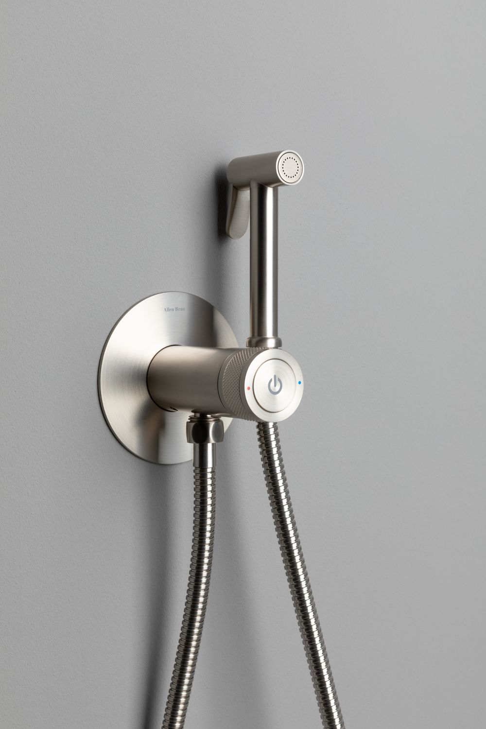 Allen Brau Liberty Гигиенический душ со смесителем и внутренней частью, цвет: никель брашированный 5.33005-BN