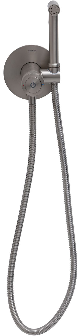 Allen Brau Liberty Гигиенический душ со смесителем и внутренней частью, цвет: никель брашированный 5.33005-BN