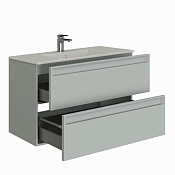 Allen Brau Eclipse 2.0 Тумба под раковину, подвесная 100x46x63,4h см, цвет: папирус матовый 1.E1003.PWM 2.0