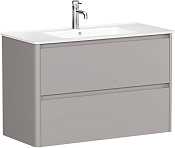 Allen Brau Gravity Тумба под раковину, подвесная 99x45x63,5h см, цвет: платина матовый 1.370010.PGM