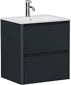 Allen Brau Gravity Тумба под раковину, подвесная 60x63,5x50h см, цвет: антрацит матовый 1.370008.AM