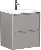 Allen Brau Gravity Тумба под раковину, подвесная 60x63,5x50h см, цвет: платина матовый 1.370008.PGM