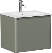 Allen Brau Gravity Тумба под раковину, подвесная 60x45,6x50h см, цвет: олива матовый 1.370012.CGM