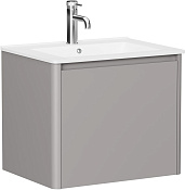 Allen Brau Gravity Тумба под раковину, подвесная 60x45,6x50h см, цвет: платина матовый 1.370012.PGM