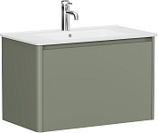 Allen Brau Gravity Тумба под раковину, подвесная 79x45x50h см, цвет: олива матовый 1.370013.CGM