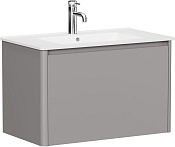 Allen Brau Gravity Тумба под раковину, подвесная 79x45x50h см, цвет: платина матовый 1.370013.PGM