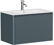 Allen Brau Gravity Тумба под раковину, подвесная 79x45x50h см, цвет: синий матовый 1.370017.BGM