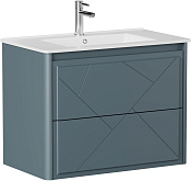 Allen Brau Paris Тумба под раковину, подвесная 79x46x60h см, цвет: синий матовый 1.360001.BGM