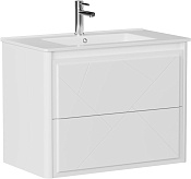 Allen Brau Paris Тумба под раковину, подвесная 79x46x60h см, цвет: белый матовый 1.360001.WM