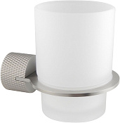 Allen Brau Priority Стакан с держателем подвесной, матовое стекло, цвет: никель брашированный 6.31C02-BN