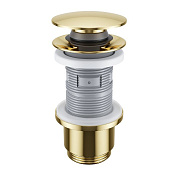 Excellent Донный клапан универсальный click-clack, цвет: золото глянцевое ARIN.1485.01GL