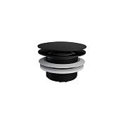 Excellent Донный клапан универсальный click-clack, цвет: черный матовый ARIN.3485.01BL