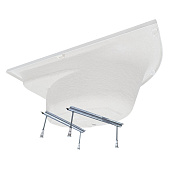 Excellent Ножки для ванны, прямоугольные, цвет: нержавеющая сталь HW-ST-NWAEX-68