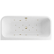 Excellent Arana Ванна гидромассажная Relax 180x85 см, акрил, цвет: белый глянцевый, фурнитура бронза WAEX.ARA18.RELAX.BR