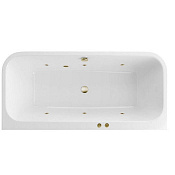 Excellent Arana Ванна гидромассажная Soft 180x85 см, акрил, цвет: белый глянцевый, фурнитура бронза WAEX.ARA18.SOFT.BR