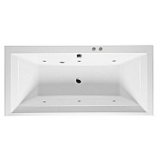 Excellent Crown Grand Ванна гидромассажная Soft 190x90 см, акрил, цвет: белый глянец, фурнитура хром WAEX.CRG19.SOFT.CR