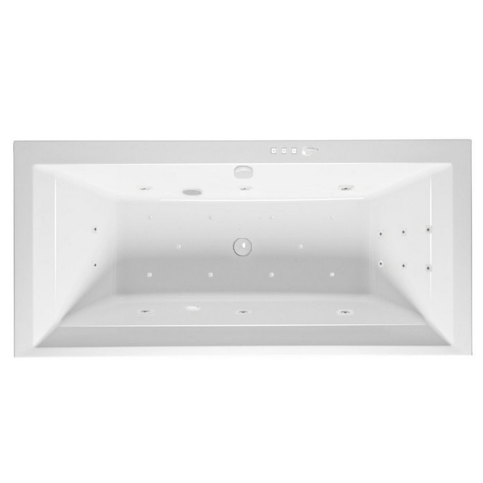 Excellent Crown Grand Ванна гидромассажная Ultra 190x90 см, акрил, цвет: белый глянец, фурнит. белый WAEX.CRG19.ULTRA.WH