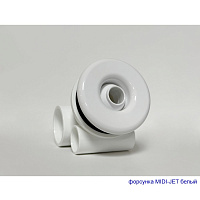 Excellent Crown Lux Ванна гидромассажная Line 190x120 см, акрил, цвет: белый глянец, фурнитура белый WAEX.CRO19.LINE.WH