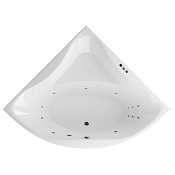 Excellent Glamour Ванна гидромассажная Smart 150x150 см, акрил, цвет: белый глянец, фурнитура хром WAEX.GLA15.SMART.CR