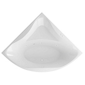 Excellent Glamour Ванна гидромассажная Soft 150x150 см, акрил, цвет: белый глянец, фурнитура белый WAEX.GLA15.SOFT.WH