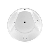 Excellent Great Arc Ванна гидромассажная Line 160x160 см, акрил, цвет: белый глянец, фурнитура хром WAEX.GRE16.LINE.CR