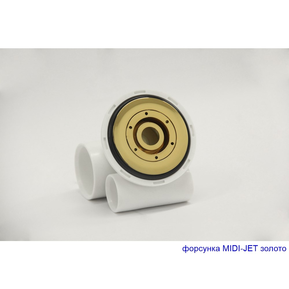 Excellent Great Arc Ванна гидромассажная Smart 160x160 см, акрил, цвет: белый глянец, фурнит. золото WAEX.GRE16.SMART.GL